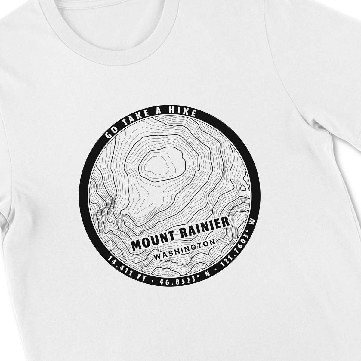 Custom Mountain Hiking Badge Shirt – Any U.S. Mountain
